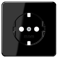 CD521SWPL - Cover plate for Wall socket black, CD521SWPL - Promotional item