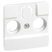 664767 - Antenna cover Niloe 2-/3-hole ultra white, 664767 - Promotional item