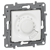 664787 - Thermostat Niloe 7-30 degrees 8A ultra white, 664787 - Promotional item