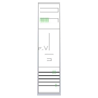 Z17110D - Meter panel 1 kWh-meters 0 rows Z17110D