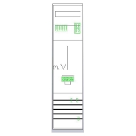 Z17510 - Meter panel 1 kWh-meters 0 rows Z17510