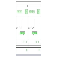 Z27520 - Meter panel 2 kWh-meters 0 rows Z27520