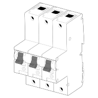 XHA335-5 - Selective mains circuit breaker 3-p 35A XHA335-5