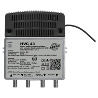 HVC 43 - CATV-amplifier Gain VHF40dB Gain UHF40dB HVC 43