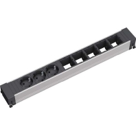 909.006 - Socket outlet strip aluminium 909.006