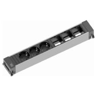 916.007 - Socket outlet strip black 916.007