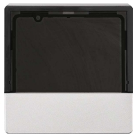 80960121 - EIB, KNX cover plate for switch aluminium, 80960121