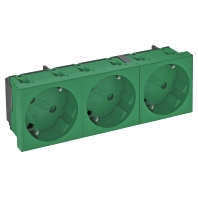 STD-D3S MZGN3 - Socket outlet protective contact green STD-D3S MZGN3