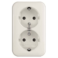 202 EAPB/11W - Socket outlet protective contact 202 EAPB/11W