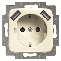 20 EUCB2USB-212 - Socket outlet protective contact 20 EUCB2USB-212