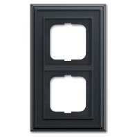 1722-831 - Frame 2-gang anthracite 1722-831