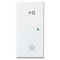 6237-21-84 - Touch rocker for home automation white 6237-21-84