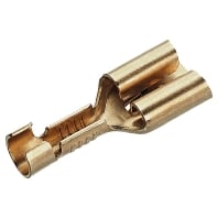 18 1210 - Flat 6.3x0.8 mm barrel 0,5...1mm² 18 1210