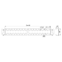 NSYSQCR6580 (VE2) - Accessory for switchgear cabinet NSYSQCR6580 (quantity: 2)