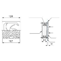 NSYCAG108LP - Flat air filter NSYCAG108LP