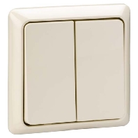 ELG506180 - Push button 2 make contacts (NO) white ELG506180