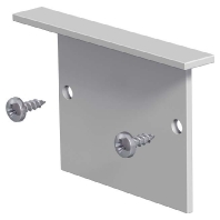 APRTEAPEB - Aluminium profile end plate incl. 2x screws APRTEAPEB