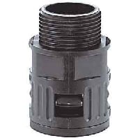 RQG-M AD13,0/M12sw - Straight connector for corrugated hose RQG-M AD13,0/M12sw