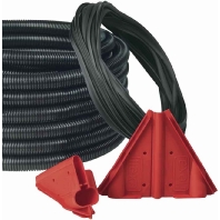 FLEXAzip AD28,5 10m - Corrugated plastic hose 28,5mm FLEXAzip AD28,5 10m