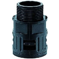 RQG1-M, sw AD 15,8 (10 Stück) - Straight connector for corrugated hose RQG1-M, sw AD 15,8