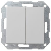 0125015 - Series switch flush mounted grey 0125015