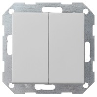 2860015 - Series switch flush mounted grey 2860015