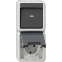 417630 - Combination switch/wall socket outlet 417630