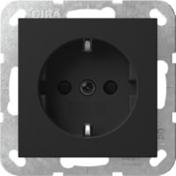 4183005 - Socket outlet protective contact black 4183005