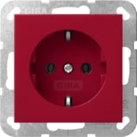 4455108 - Socket outlet protective contact red 4455108