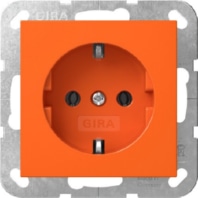 4455109 - Socket outlet protective contact orange 4455109