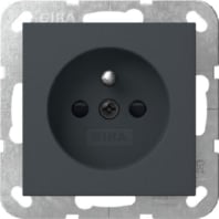 448528 - Socket outlet anthracite 448528