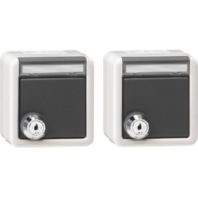 456030 - Socket outlet protective contact grey 456030