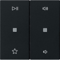 5384005 - Cover plate for Loudspeaker black 5384005