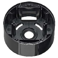 0061055 - Surface mounted housing 1-gang black 0061055