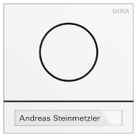 5565902 - Speak/ring module for door station White 5565902