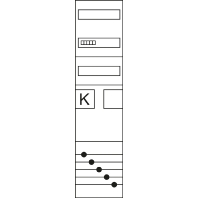 ZH3ET27 - Meter panel 1 kWh-meters 2 rows ZH3ET27