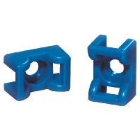 KR8G5 E/TFE BU 100 (100 Stück) - Mounting element for cable tie KR8G5 E/TFE BU 100