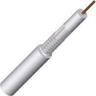 KOKA99HDPLUSPVC S100 (100 Meter) - Coaxial cable 75Ohm white KOKA99HDPLUSPVC S100