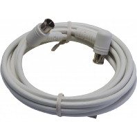 SATKAB A+ 3.0 m - Coax patch cord F-Quick connector 3m SATKAB A+ 3.0 m