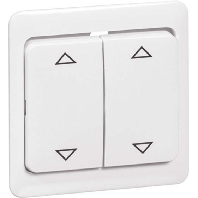 D 80.244.02 T - Cover plate for switch/push button white D 80.244.02 T