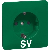 D 80.6611 SI GRÜN SV - Socket outlet (receptacle) D 80.6611 SI GRÜN SV