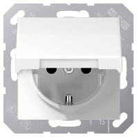 AS1520KLPLWW (10 Stück) - Cover plate for Wall socket cream white AS1520KLPLWW