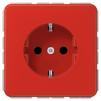 CD1520BFRT - Socket outlet protective contact red CD1520BFRT