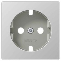 A 520 AL PL - Cover plate for Wall socket aluminium A 520 AL PL