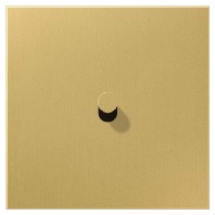 ME 12-0 C K 25 - Cover plate for switch/push button brass ME 12-0 C K 25