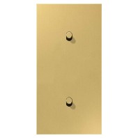 ME 12-20 C R 25 - Cover plate for switch/push button brass ME 12-20 C R 25