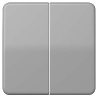 CD102GR - Cover plate for switch/push button grey CD102GR