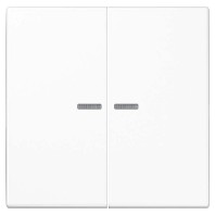 LS102KO5WW - Cover plate for switch/push button white LS102KO5WW