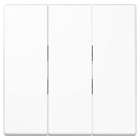 LS993BFWWM (10 Stück) - Cover plate for switch/push button white LS993BFWWM