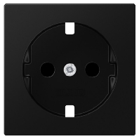 A 1520 KIPL SWM - Cover plate for Wall socket black A 1520 KIPL SWM